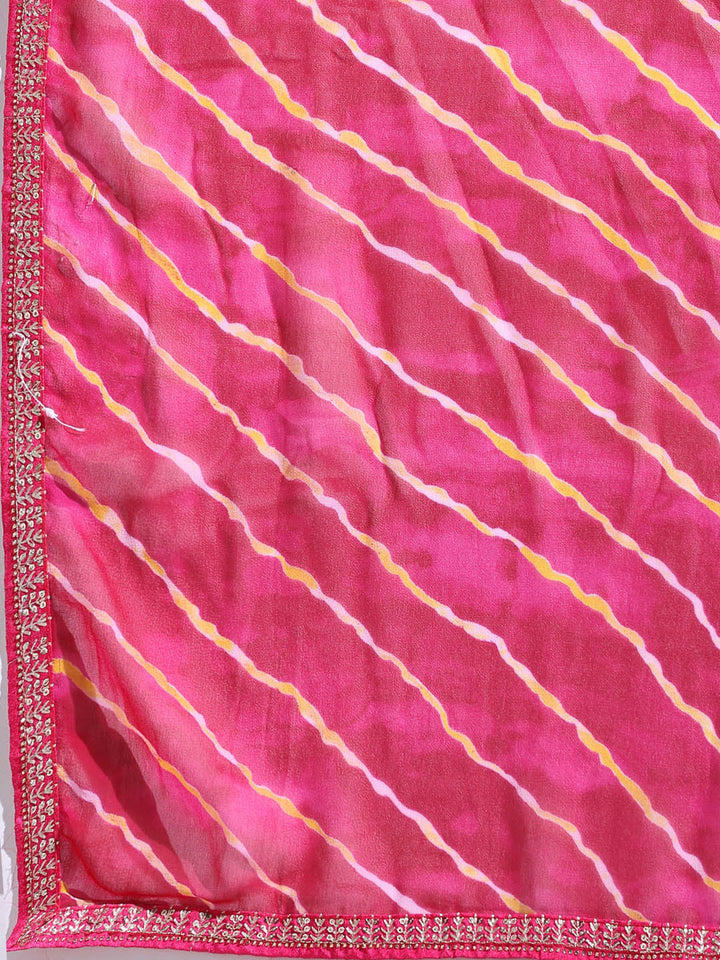 Printed Georgette Saree