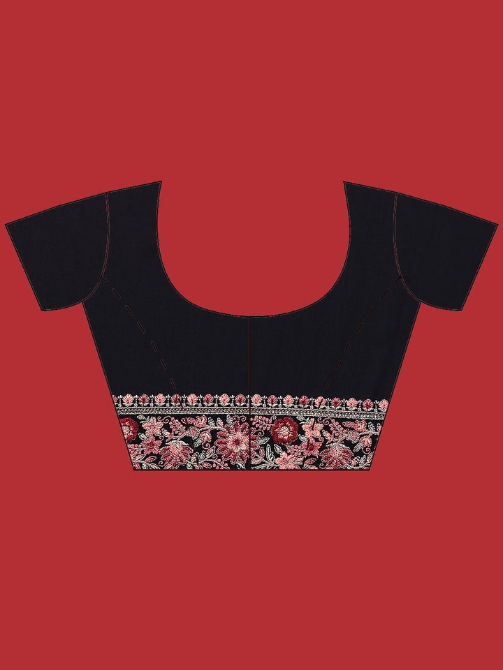 Embroidered Georgette Saree