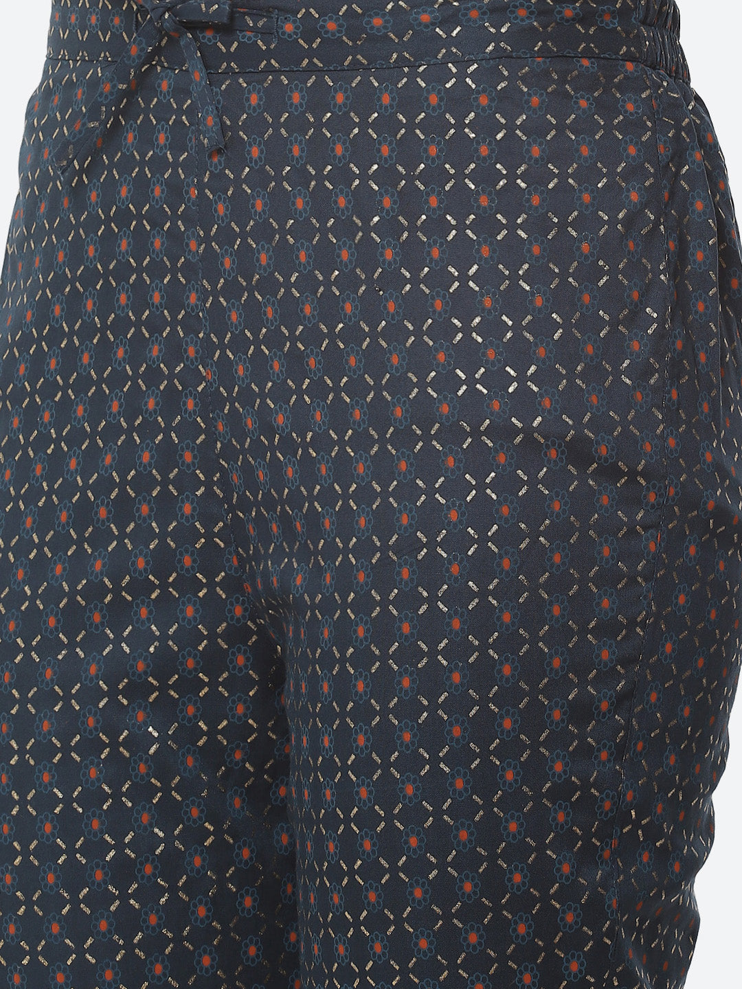 Cotton Kurta With Pant And Chiffon Dupatta
