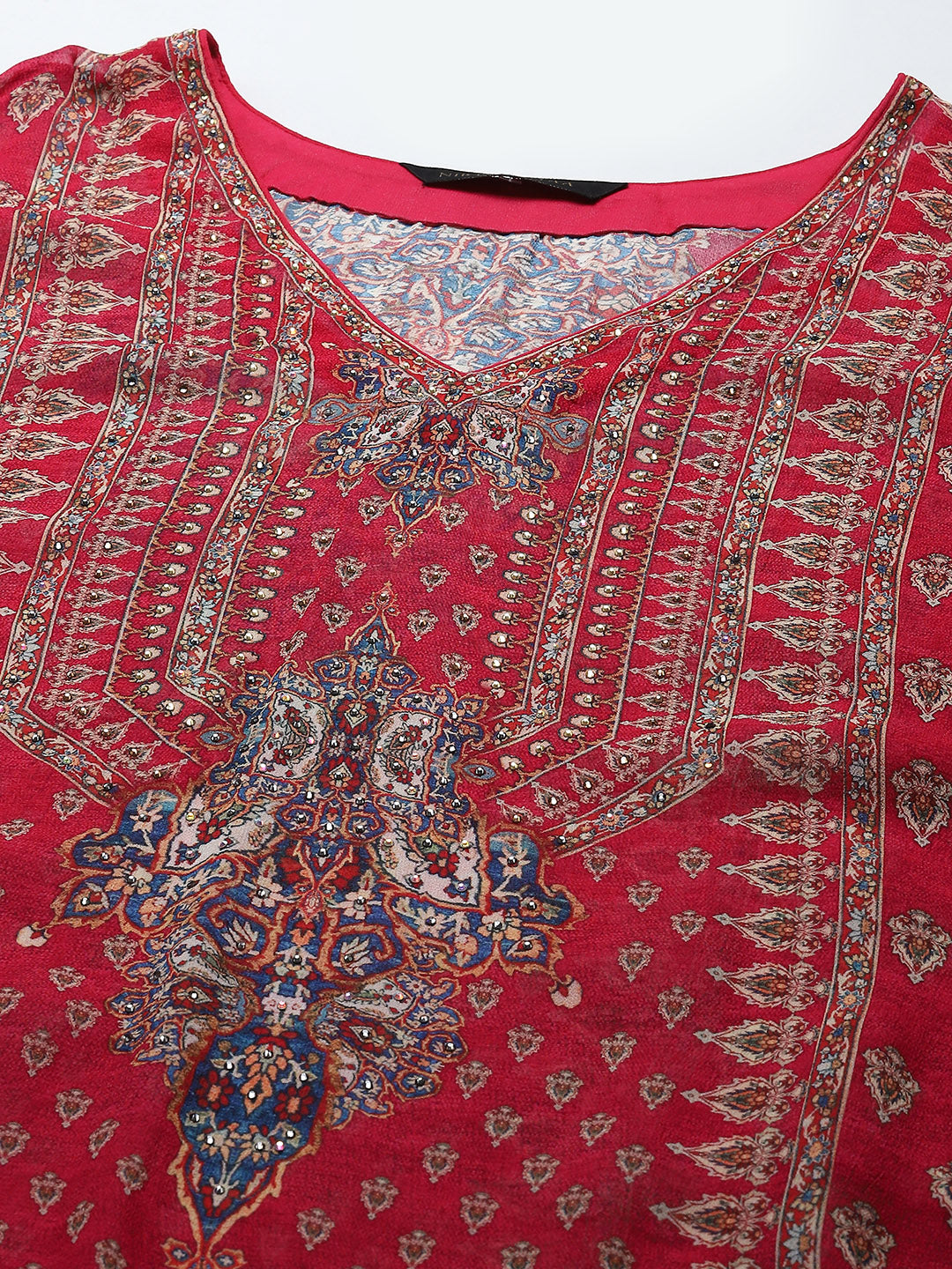 Digital Print Georgette Kaftan Kurta