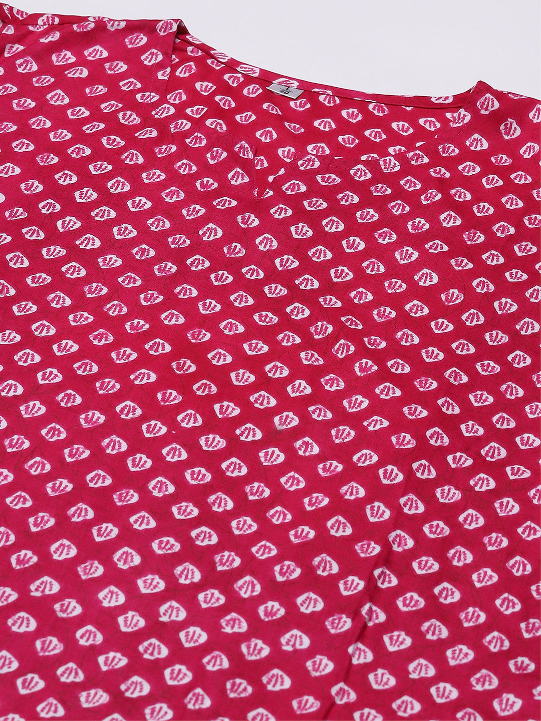Printed Cotton Blend Kurta &amp; Pants