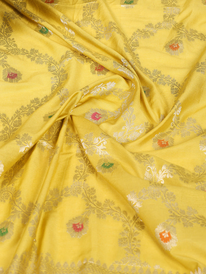 Zari Woven Cotton Blend  Saree