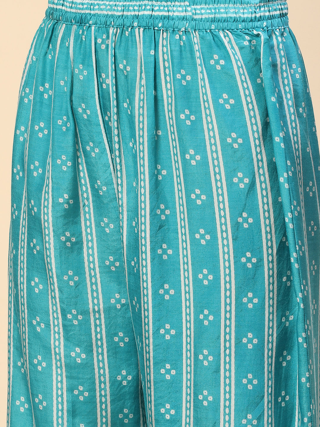 Printed Muslin Kurta With Pants