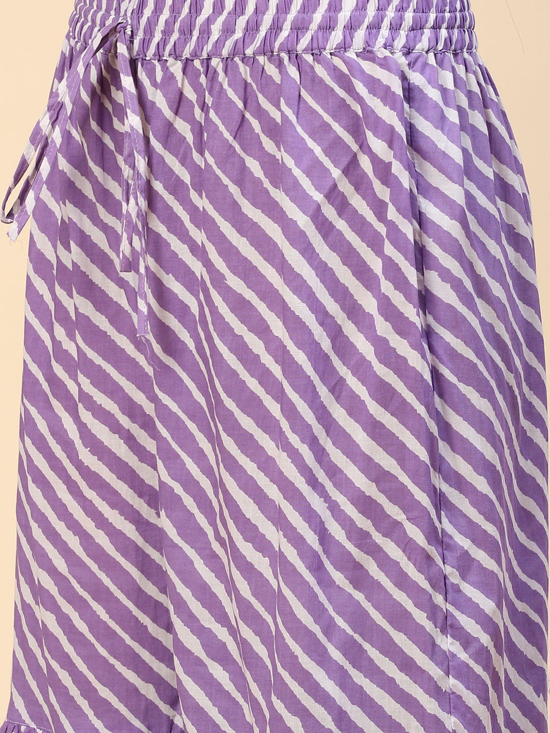 Zari Gota Work Cotton Kurta With Pants