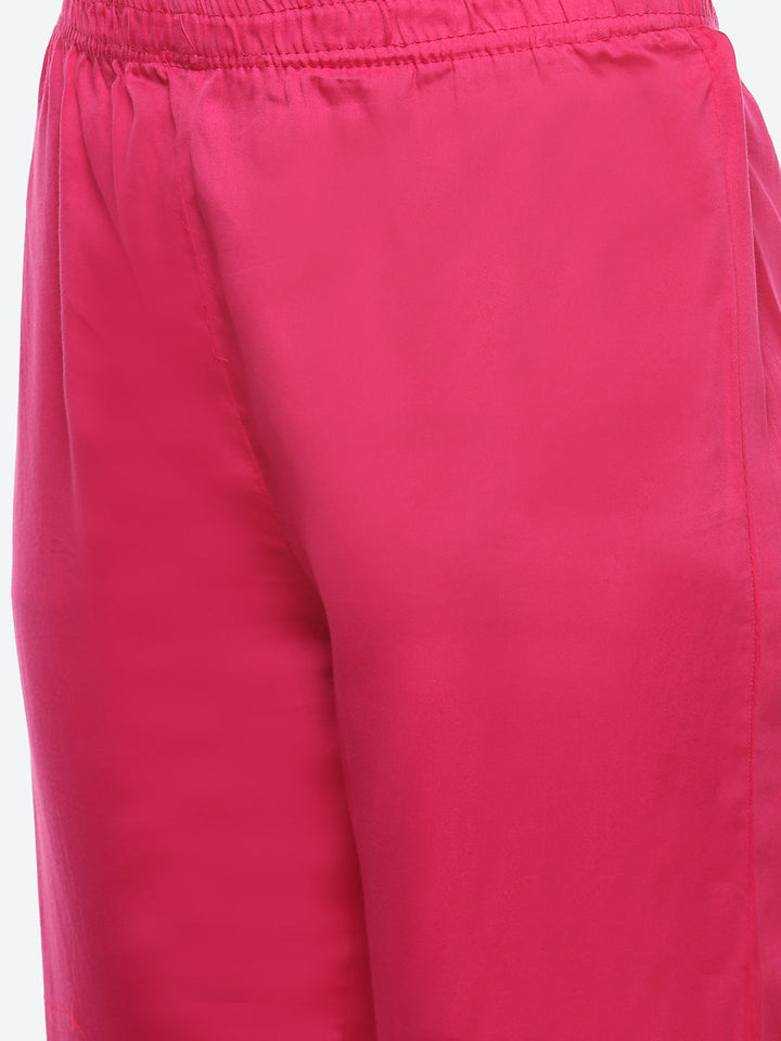 Neck Embroidered Booti Handloom Kurta With Pant