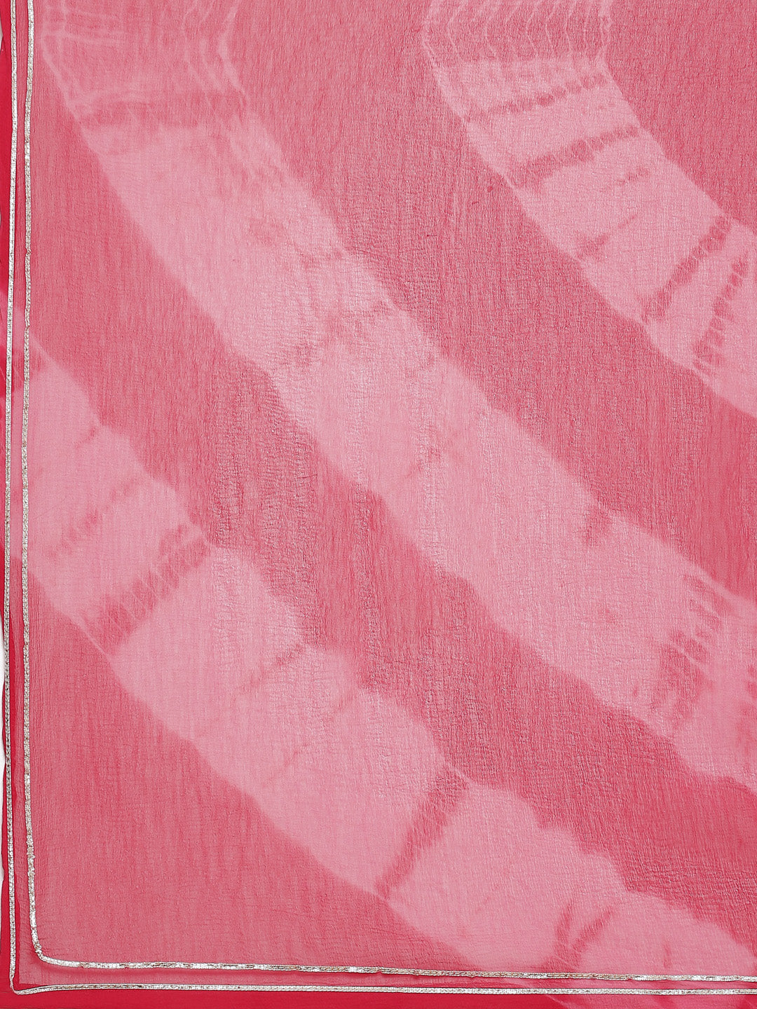 Printed Cotton Kurta With Garara &amp; Chiffon Dupatta