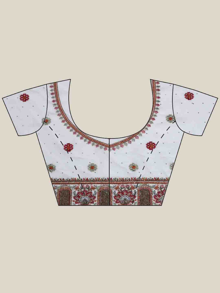 Embroidered Georgette Saree