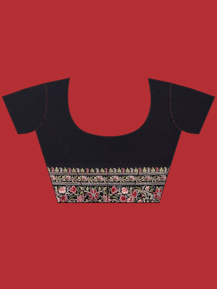 Embroidered Georgette Saree