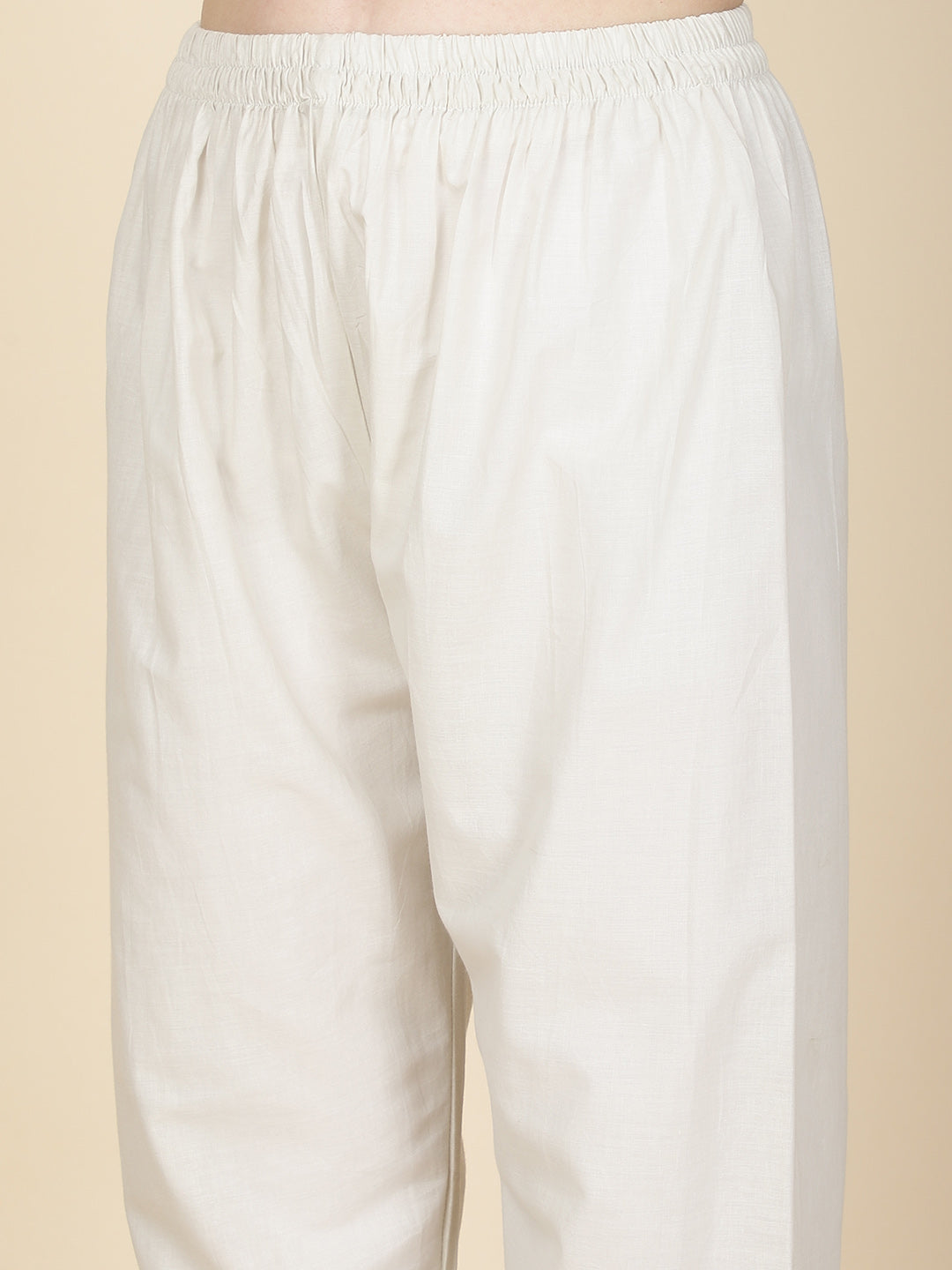 Floral Printed Cotton Kurta With Pants
