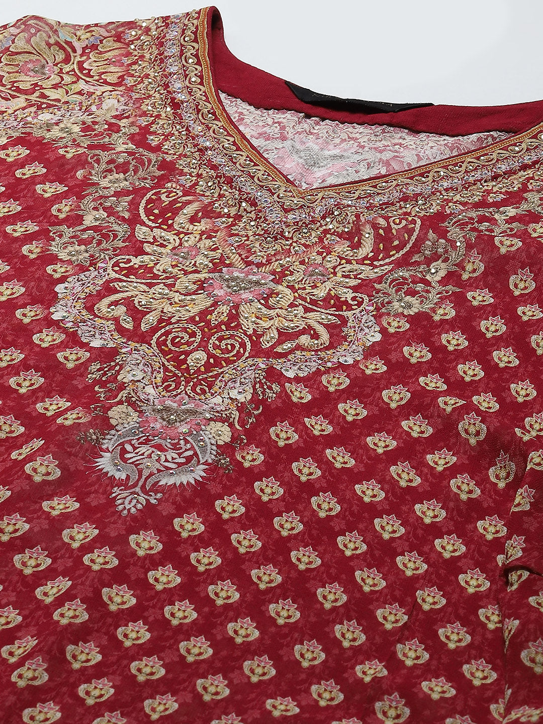 Digital Print Georgette Kaftan Kurta