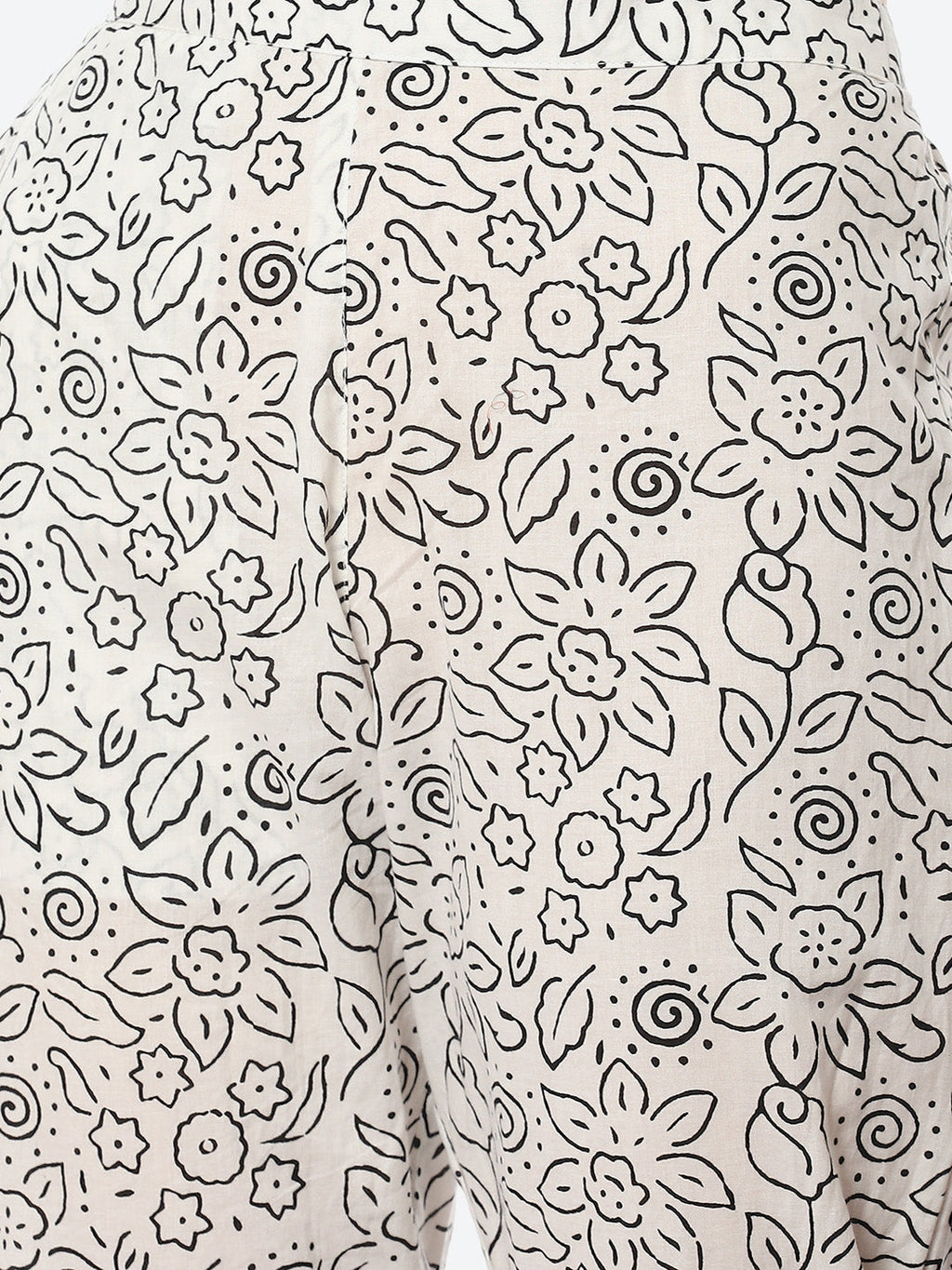 Printed Cotton Kurta With Pant & Cotton Dupatta