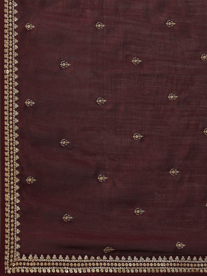 Sequin Work Art Handloom Choli With Lehenga &amp; Net Dupatta