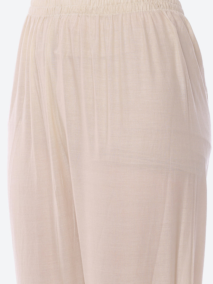 Embroidered Chanderi Kurta With Pant