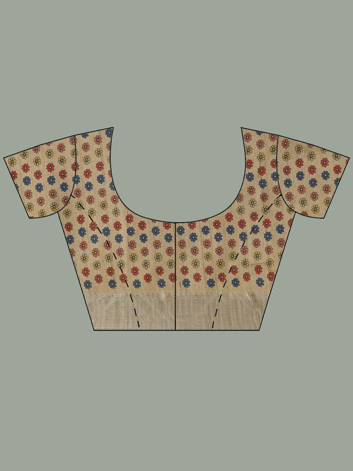 Plain Art slik Saree