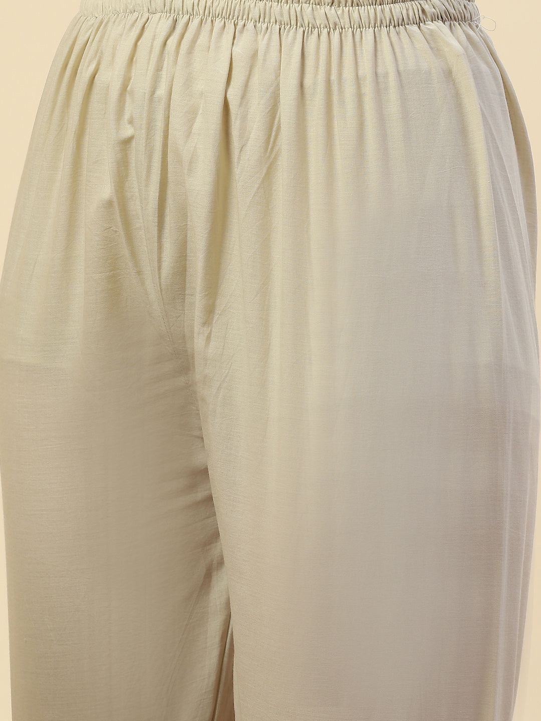 Embroidered Chanderi Kurta With Pants
