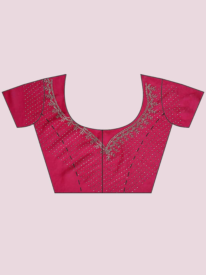 Embroidered Organza Saree