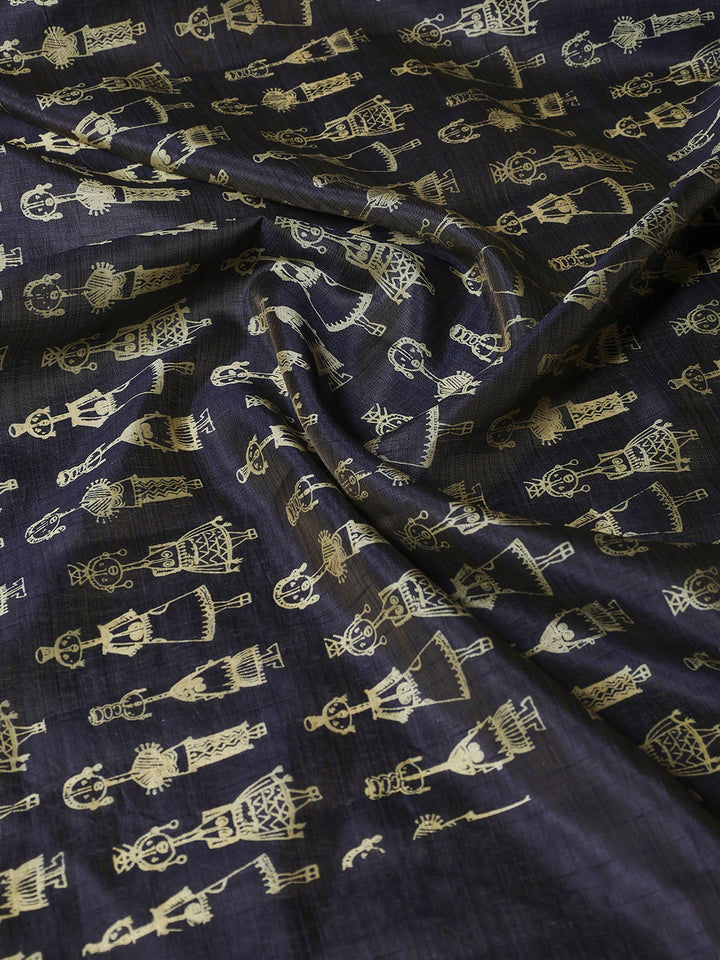 Digital Printed Art Silk Saree