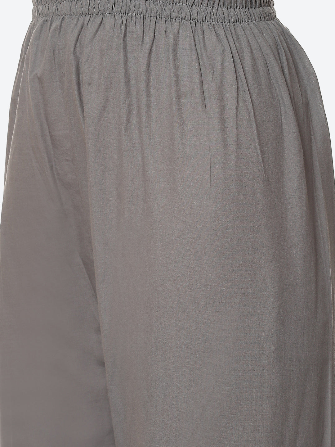 Zari Embroidered Printed Chanderi Kurta With Pant