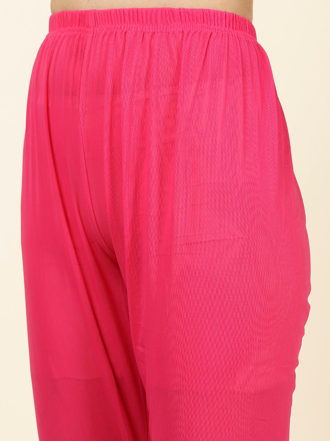 Zari Jaal Embroidered Georgette Kurta With Churidar &amp; Dupatta