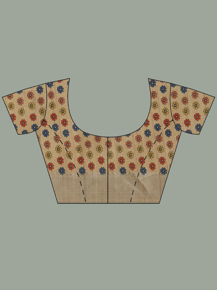 Plain Art slik Saree
