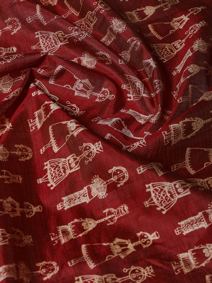 Digital Printed Art Silk Saree