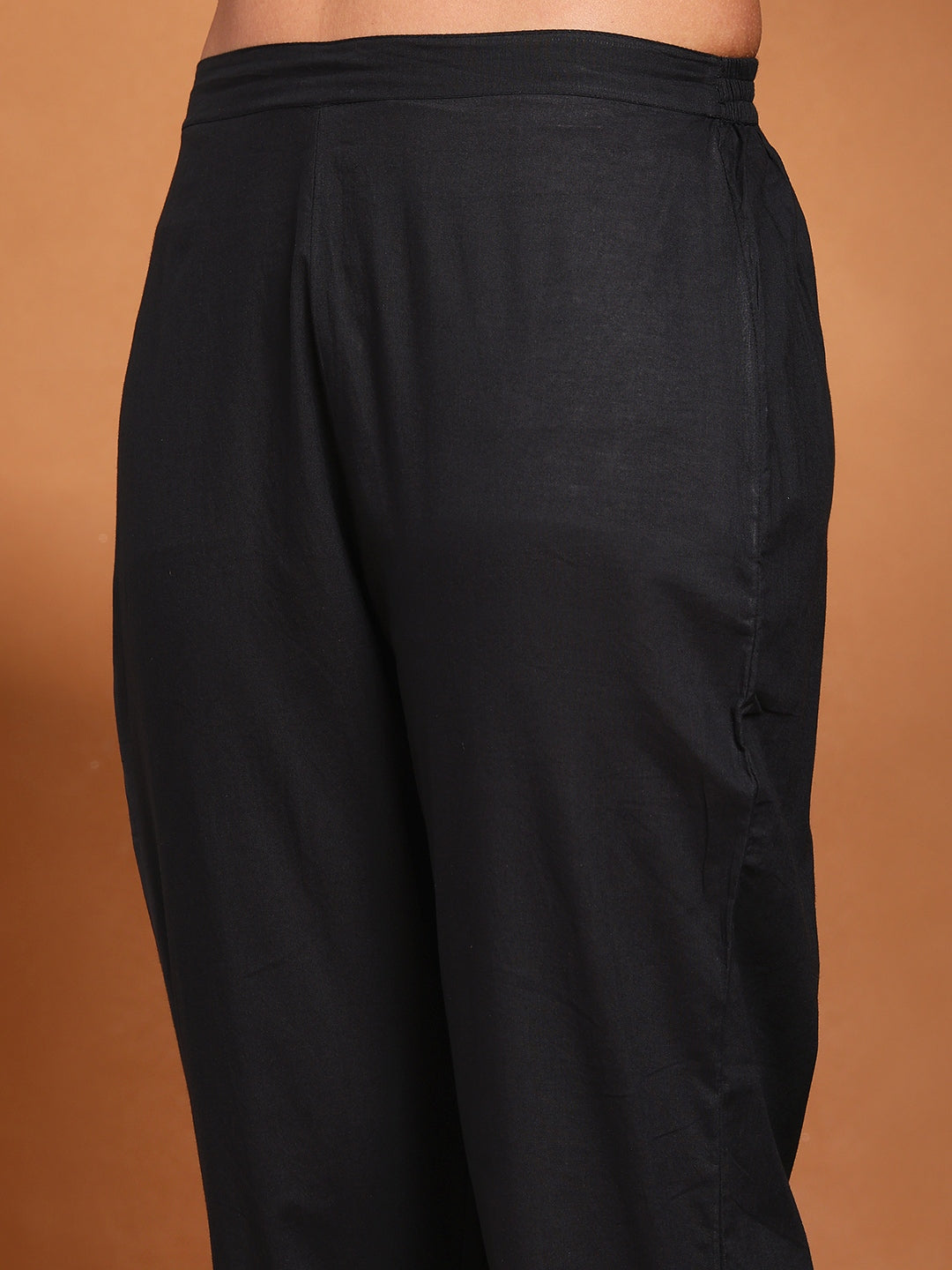 Printed Cotton Blend Kurta With Pant &amp; Dupatta