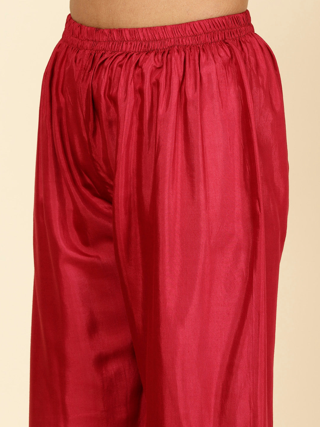 Floral Printed Muslin Kurta With Pants