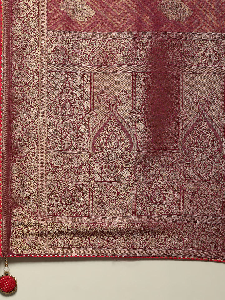Embroidered Banarasi Saree