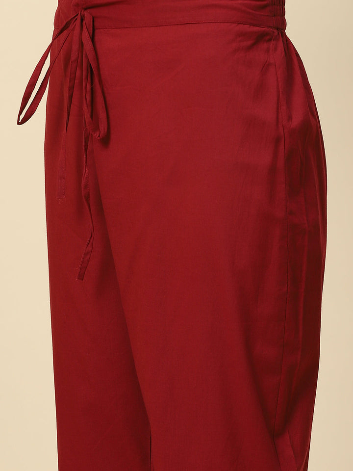 Printed Cotton Kurta With Pants