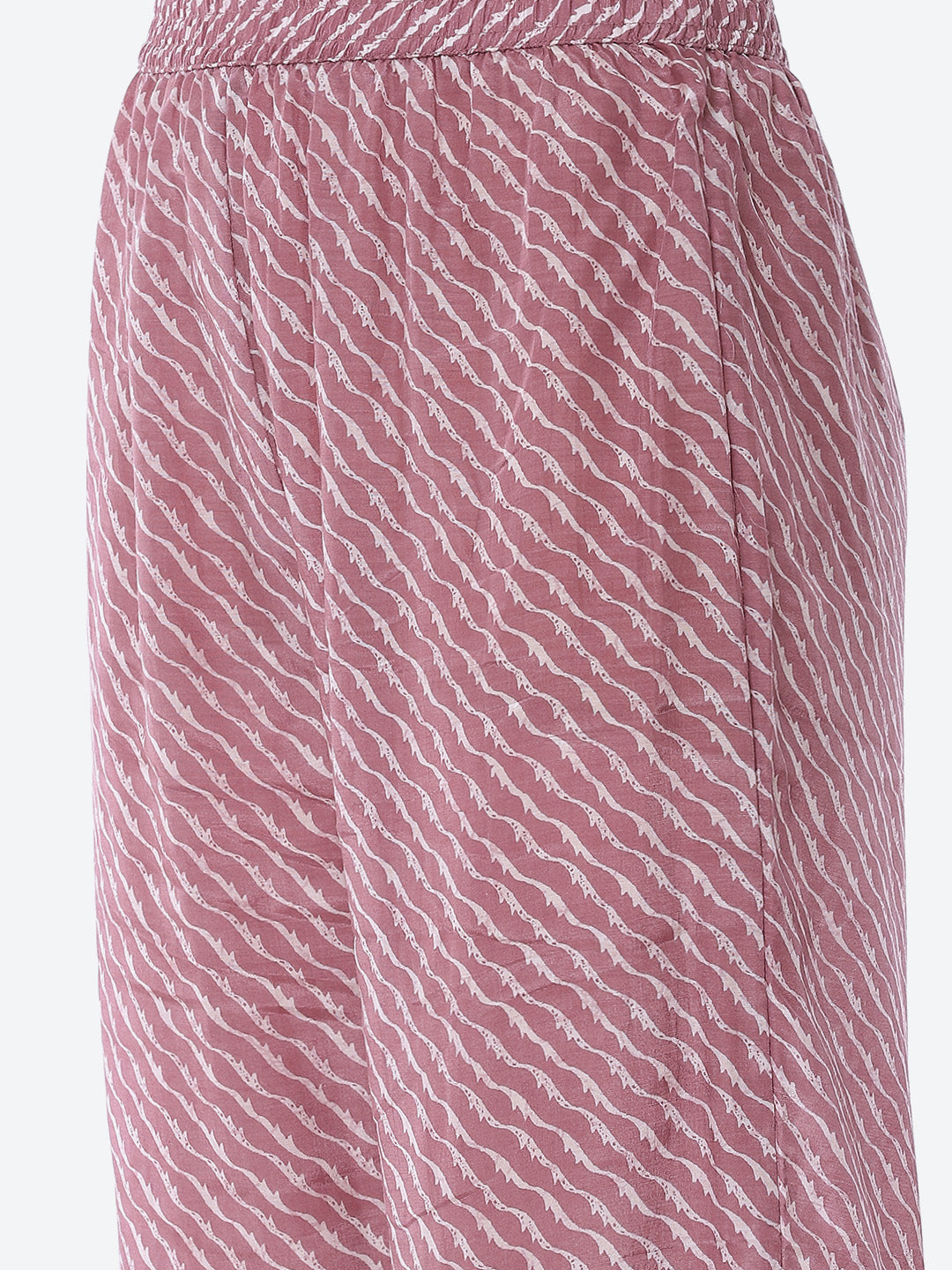 Printed Muslin Kurta With Pant