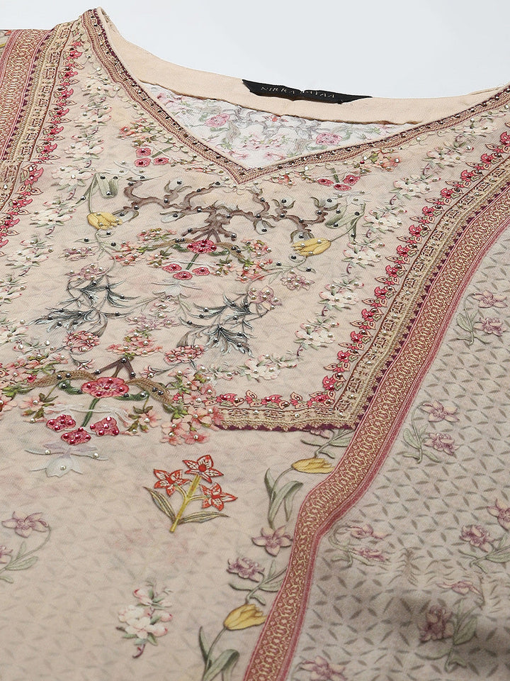 Digital Print Georgette Kaftan Kurta