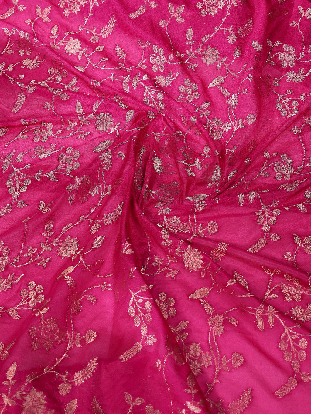 Plain Crepe Saree