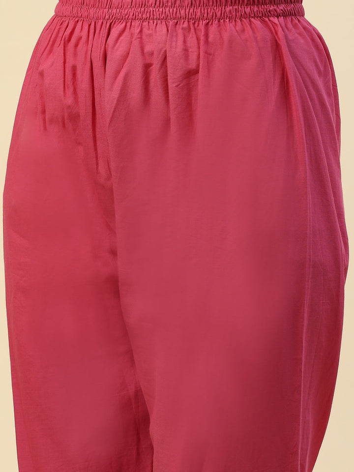 Gota Work Chanderi Kurta With Pants