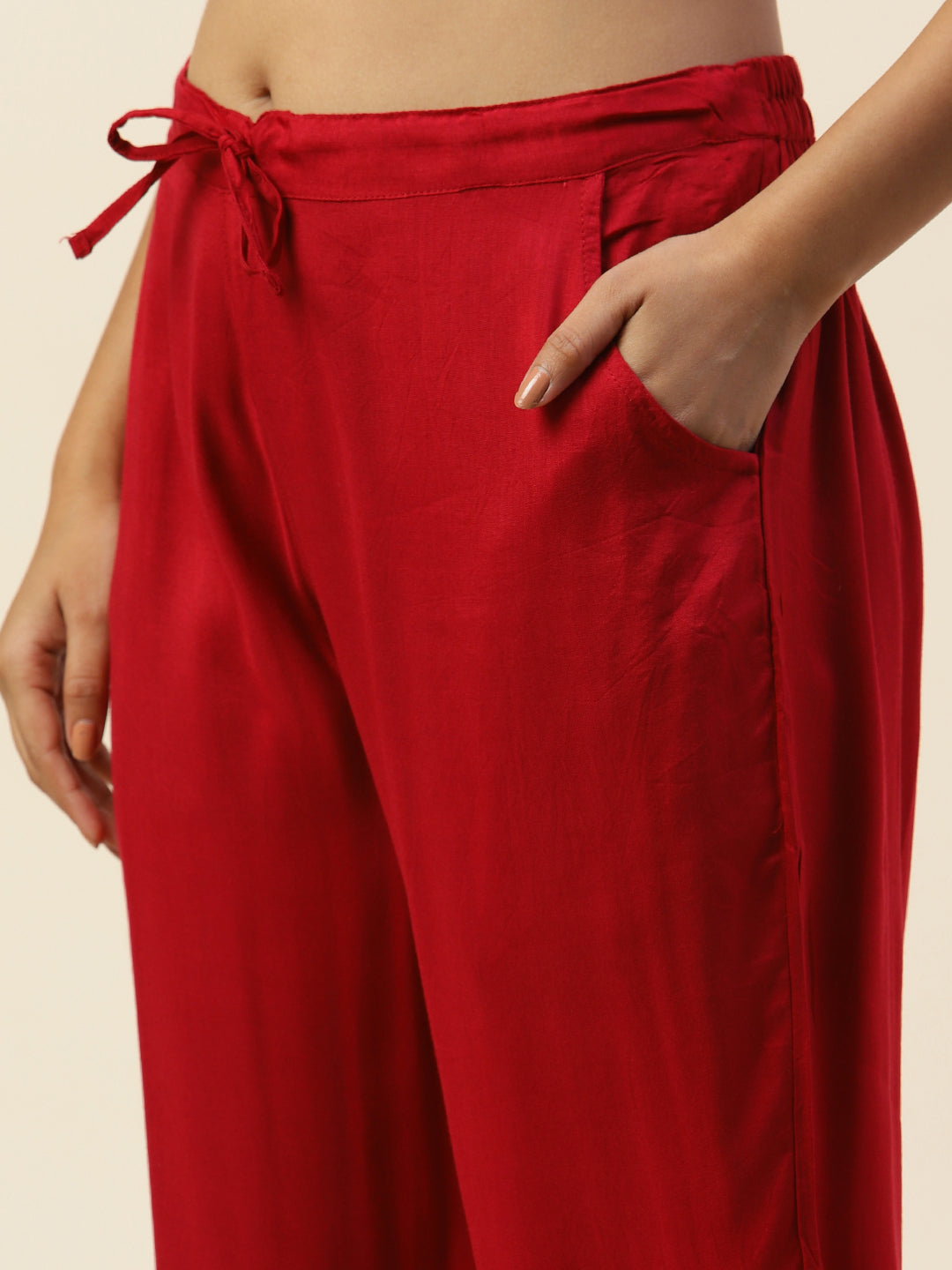 Printed Cotton Kurta With Pants