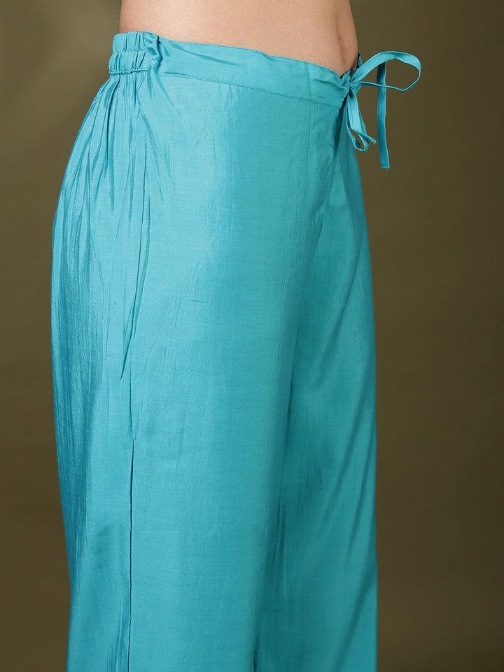 Printed Muslin Kurta With Pant &amp; Dupatta