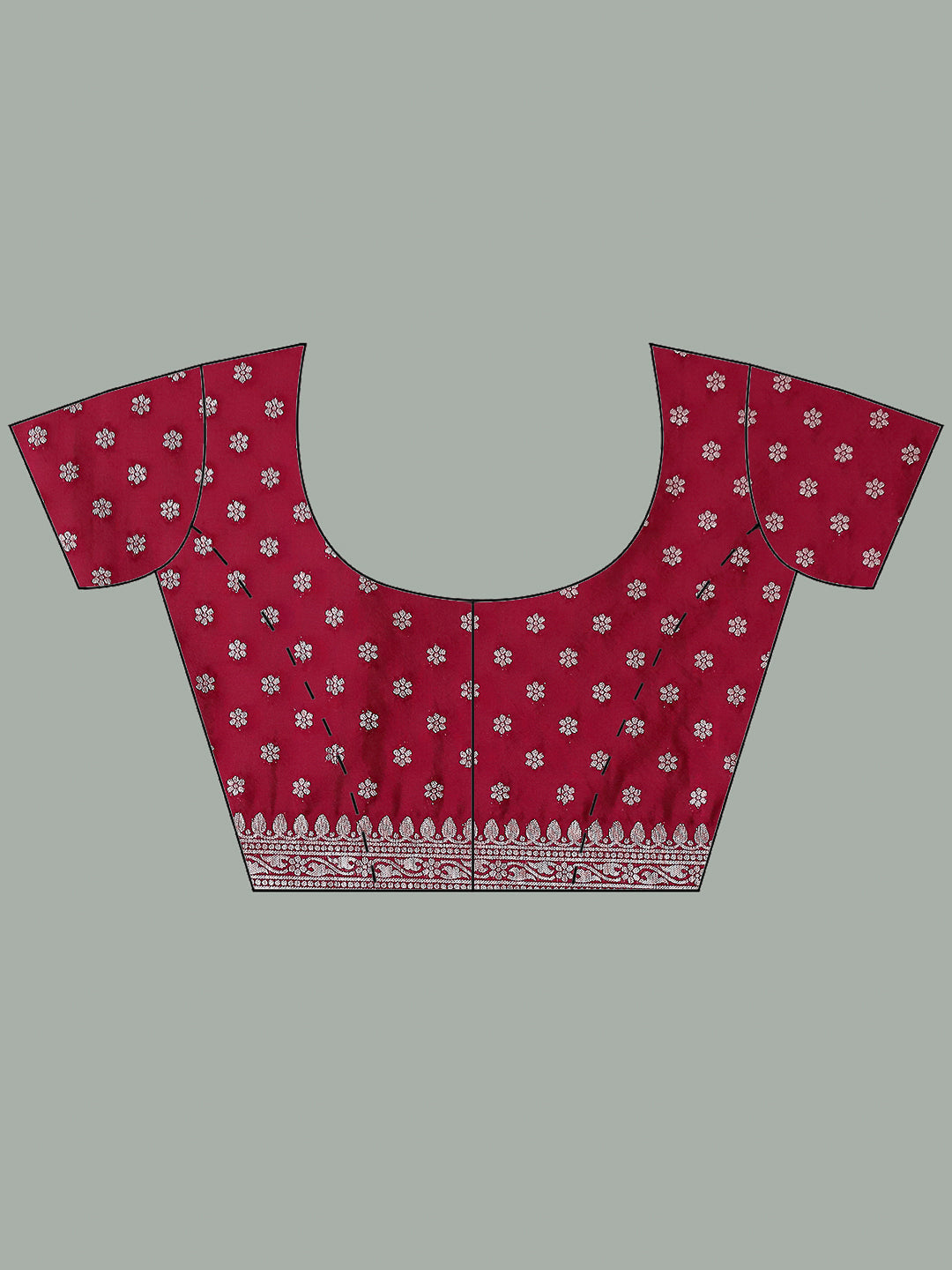 Zaari Jaal Crepe Saree