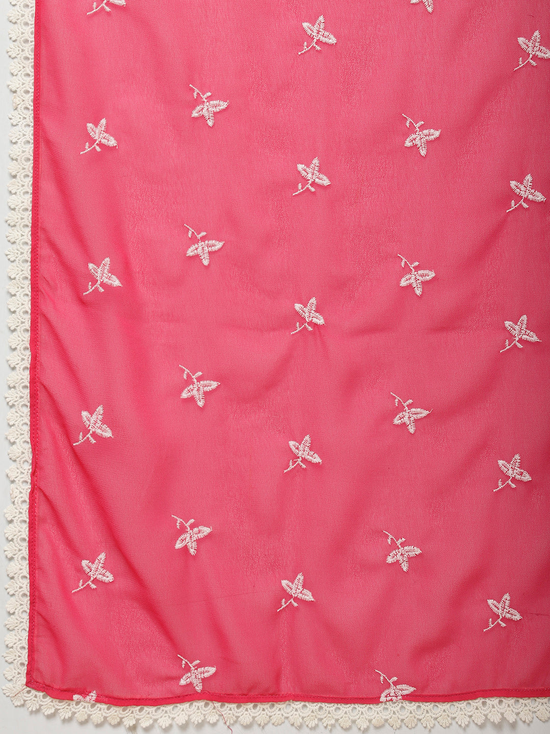 Printed &amp; Embroidery Cotton Suit Set With Dupatta