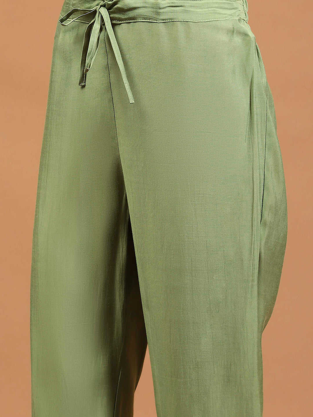 Printed Muslin Kurta With Pants