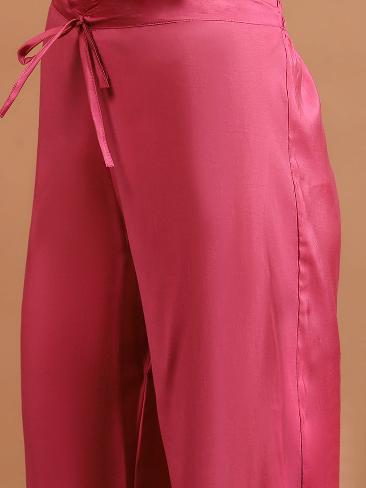 Printed Muslin Kurta With Pants