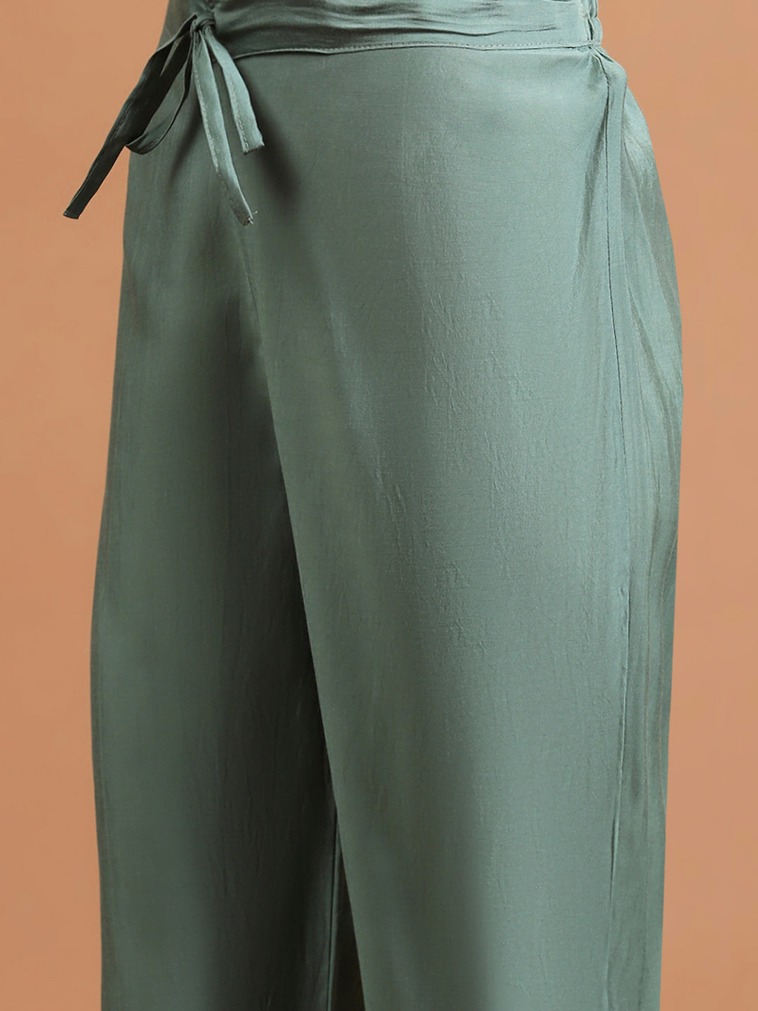 Printed Muslin Kurta With Pants