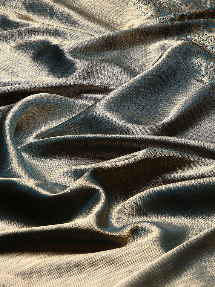 Embroidered Dola Silk Saree
