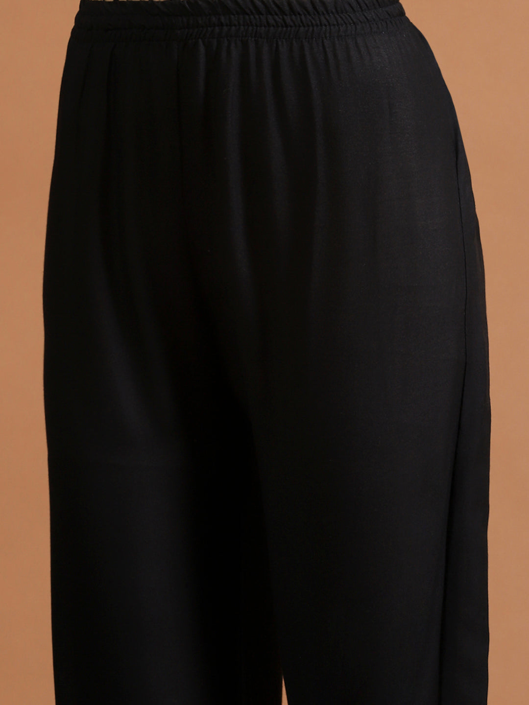 Printed Cotton Blend Kurta With Pants