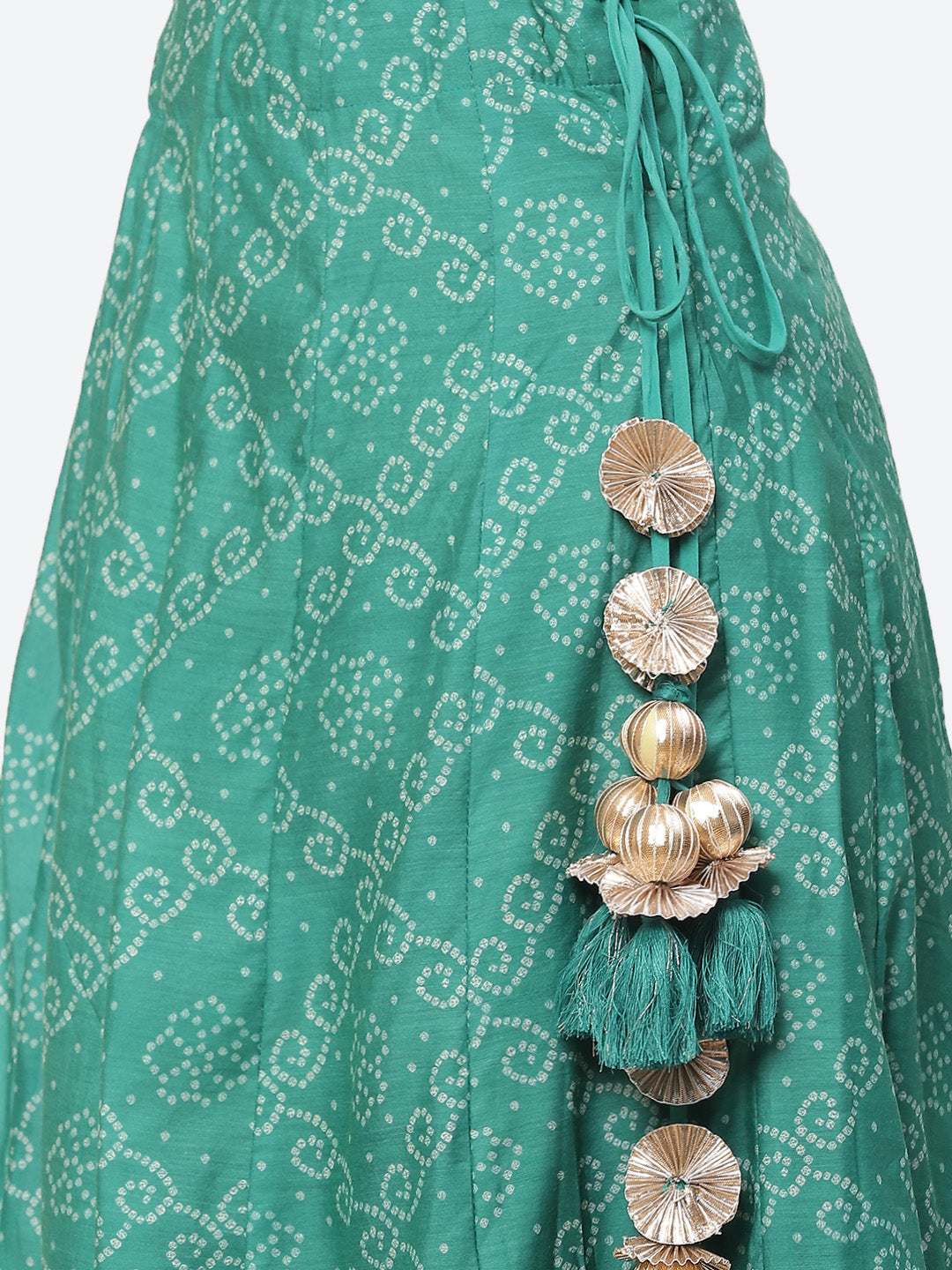 Embroidered Cotton Chanderi Lehenga Choli With Chanderi Dupatta