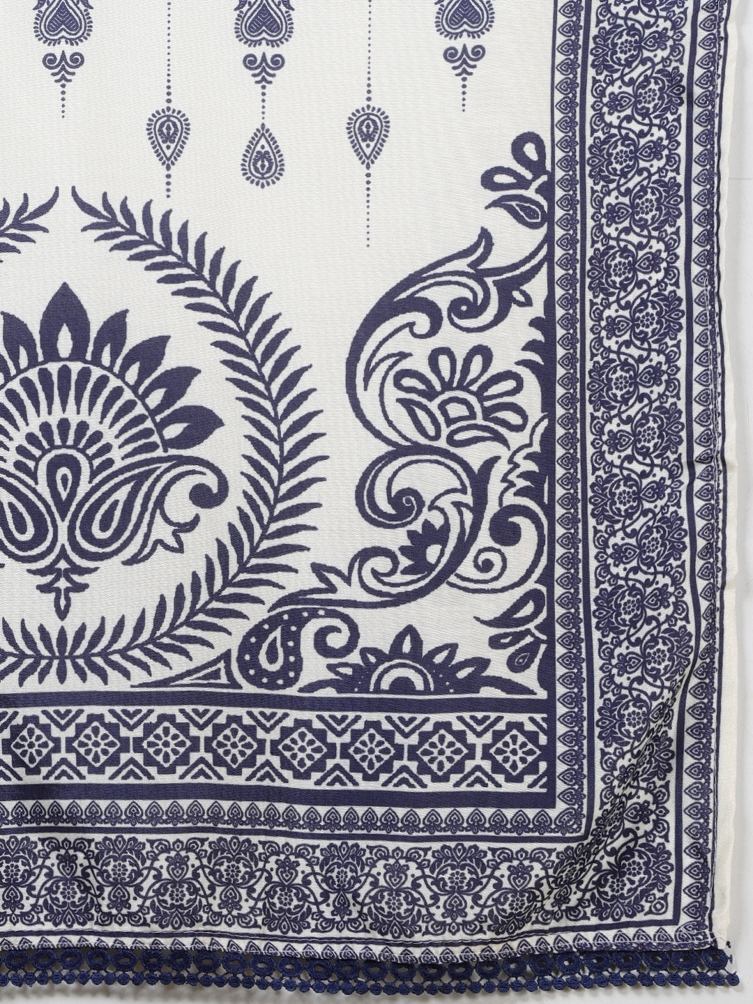Printed Muslin Kurta With Pants &amp; Dupatta