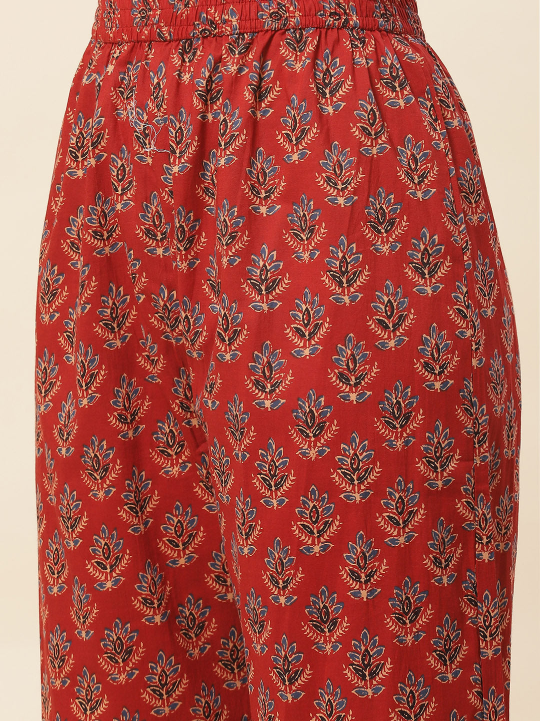Paisley Printed Cotton Kurta With Pants