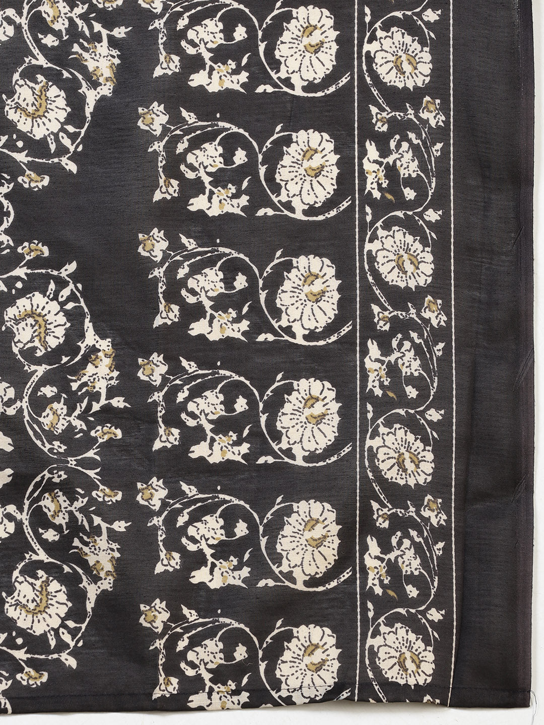 Printed Cotton Blend Kurta With Pants &amp; Dupatta