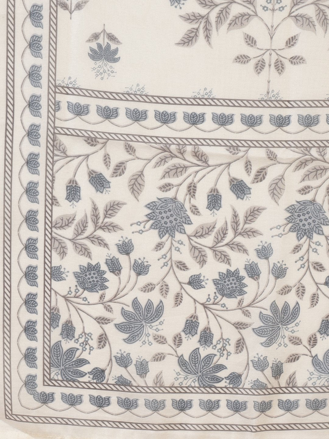 Printed Cotton Blend Kurta With Pant &amp; Dupatta