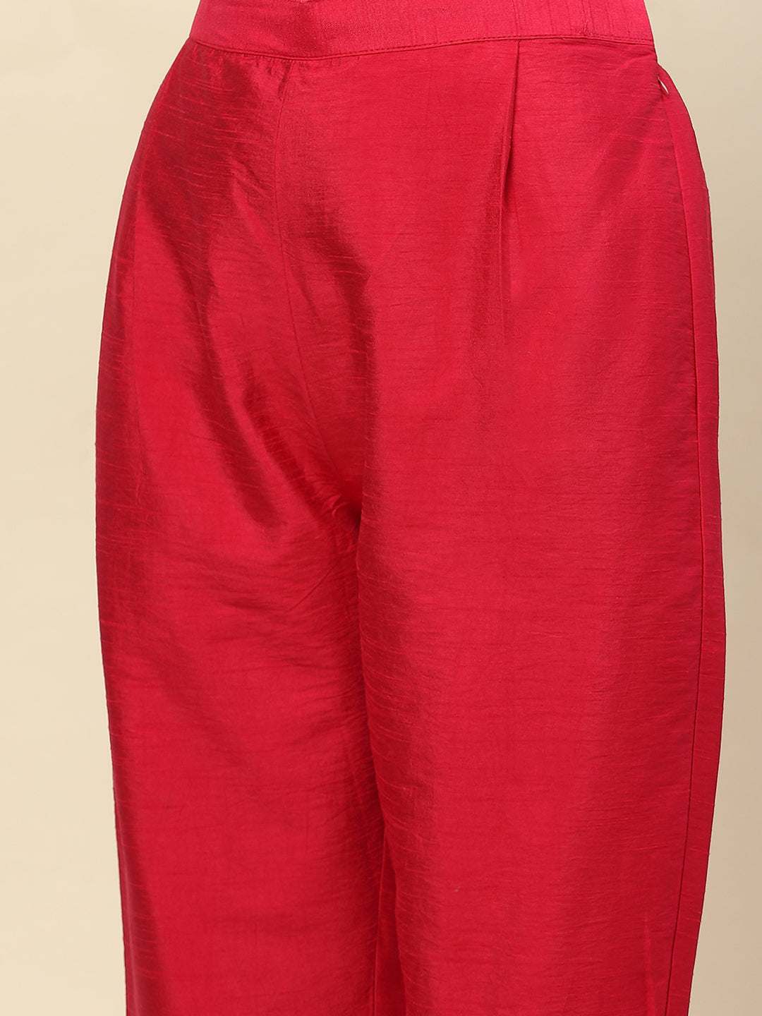Woven Banarasi Kurta With Pants &amp; Dupatta