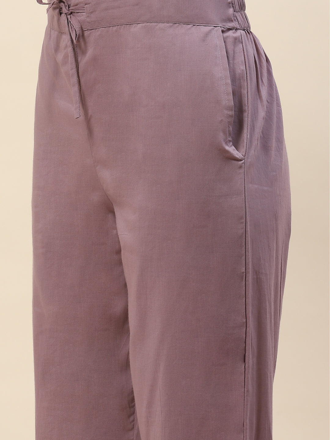 Printed Cotton Kurta With Pants
