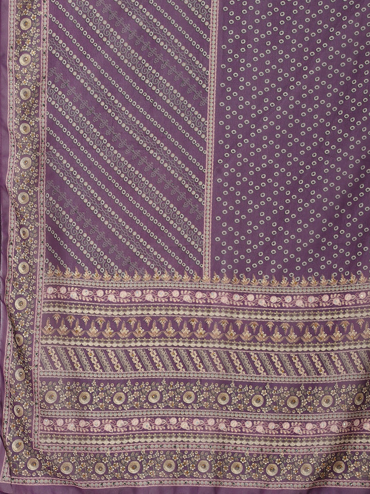 Printed Choli With Lehenga &amp; Net Dupatta